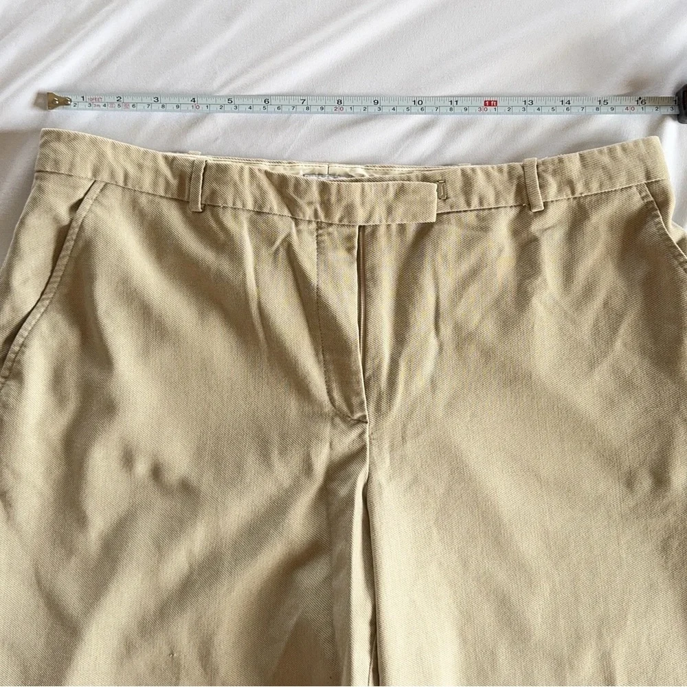 Armani Collezioni Designer Polished Casual Men’s Basic Light Summer Tan Slacks